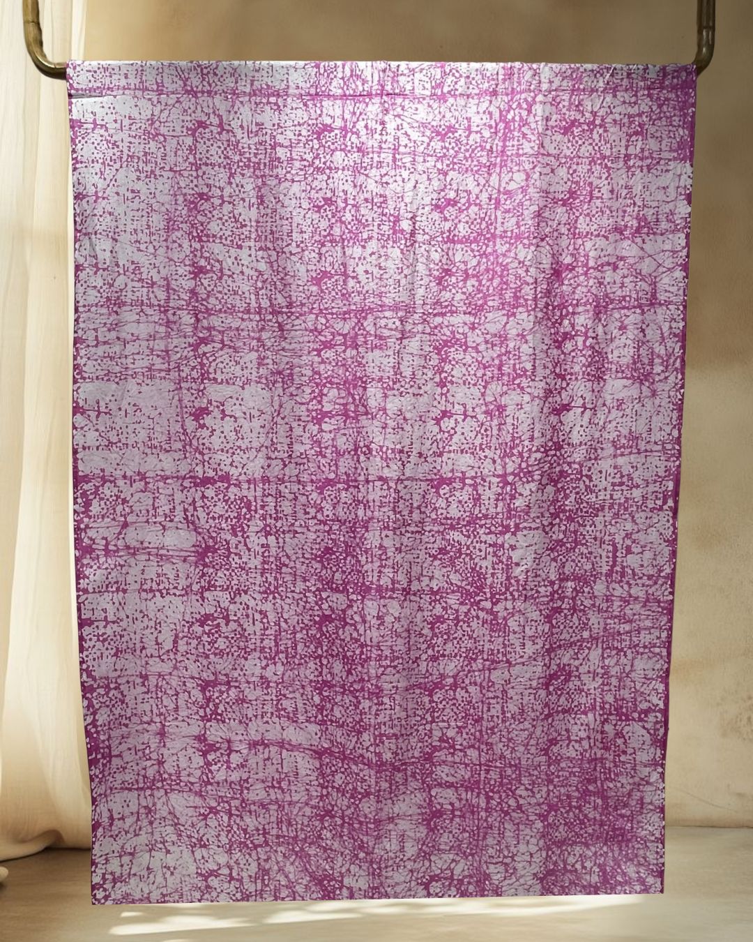 PINK SILK BATIK FABRIC