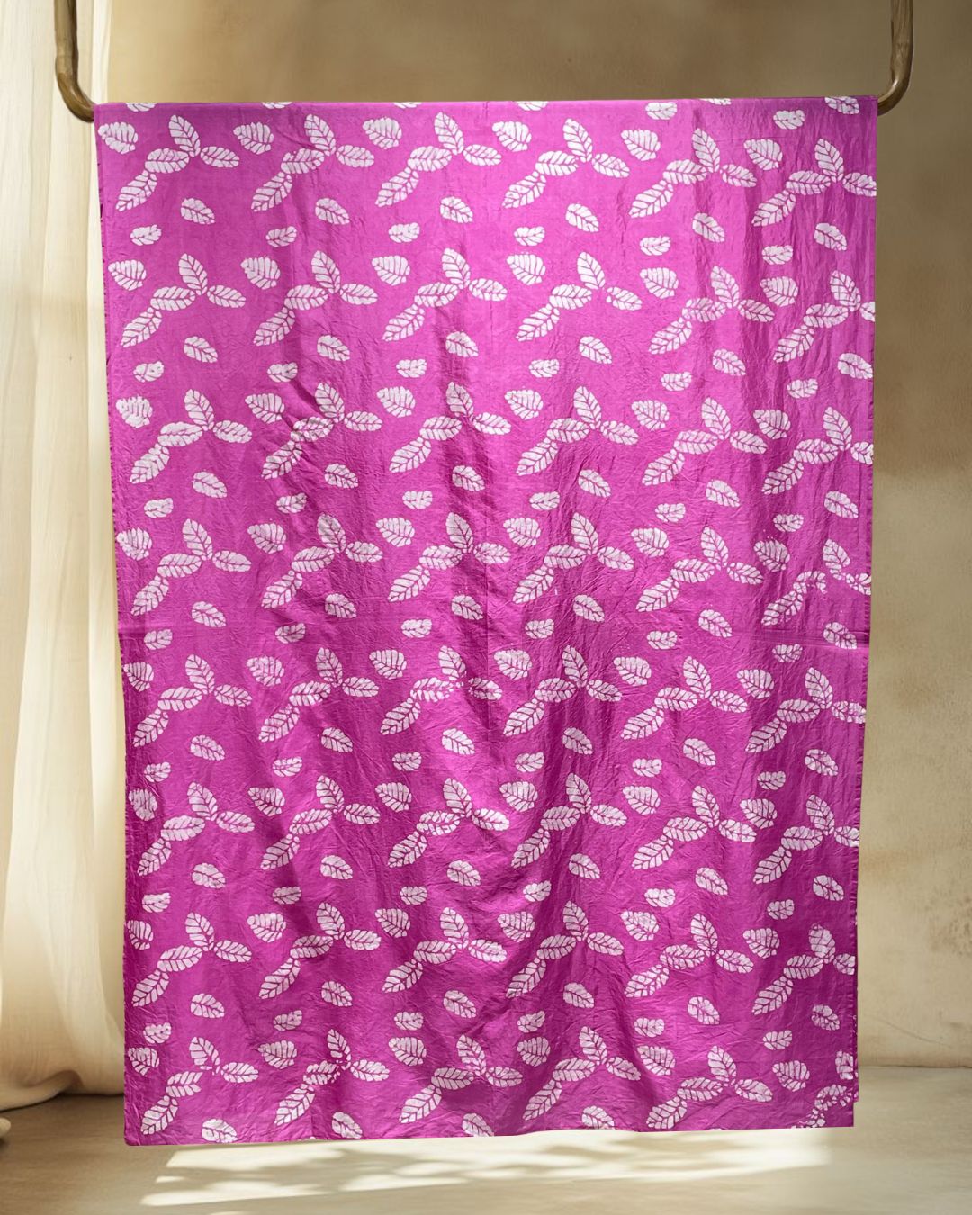 PINK SILK BATIK FABRIC