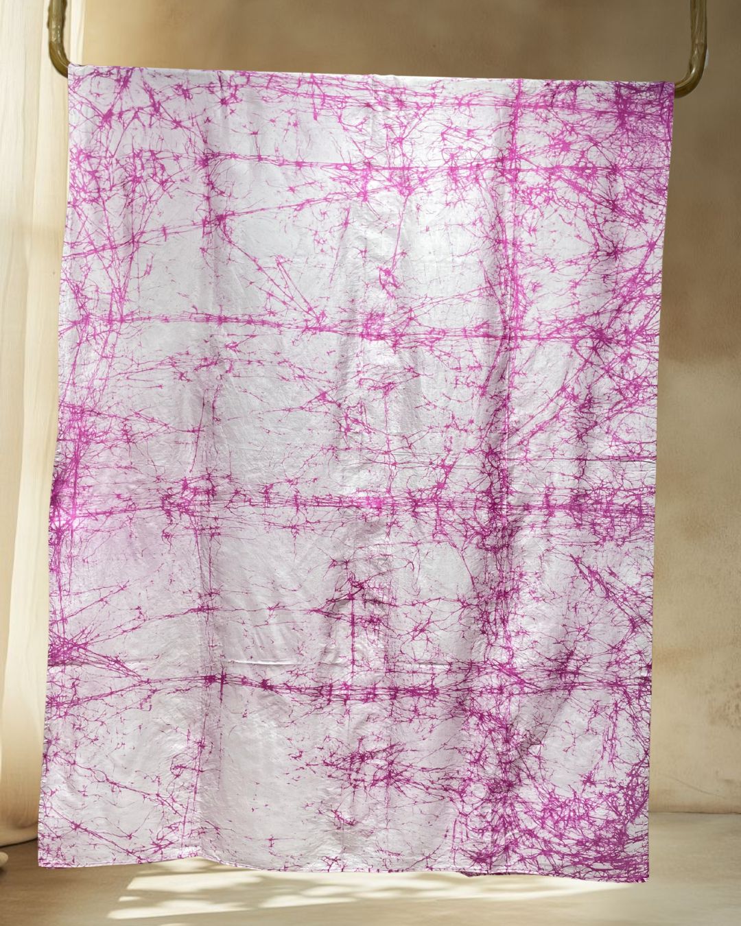 PINK SILK BATIK FABRIC