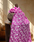 PINK SILK BATIK FABRIC
