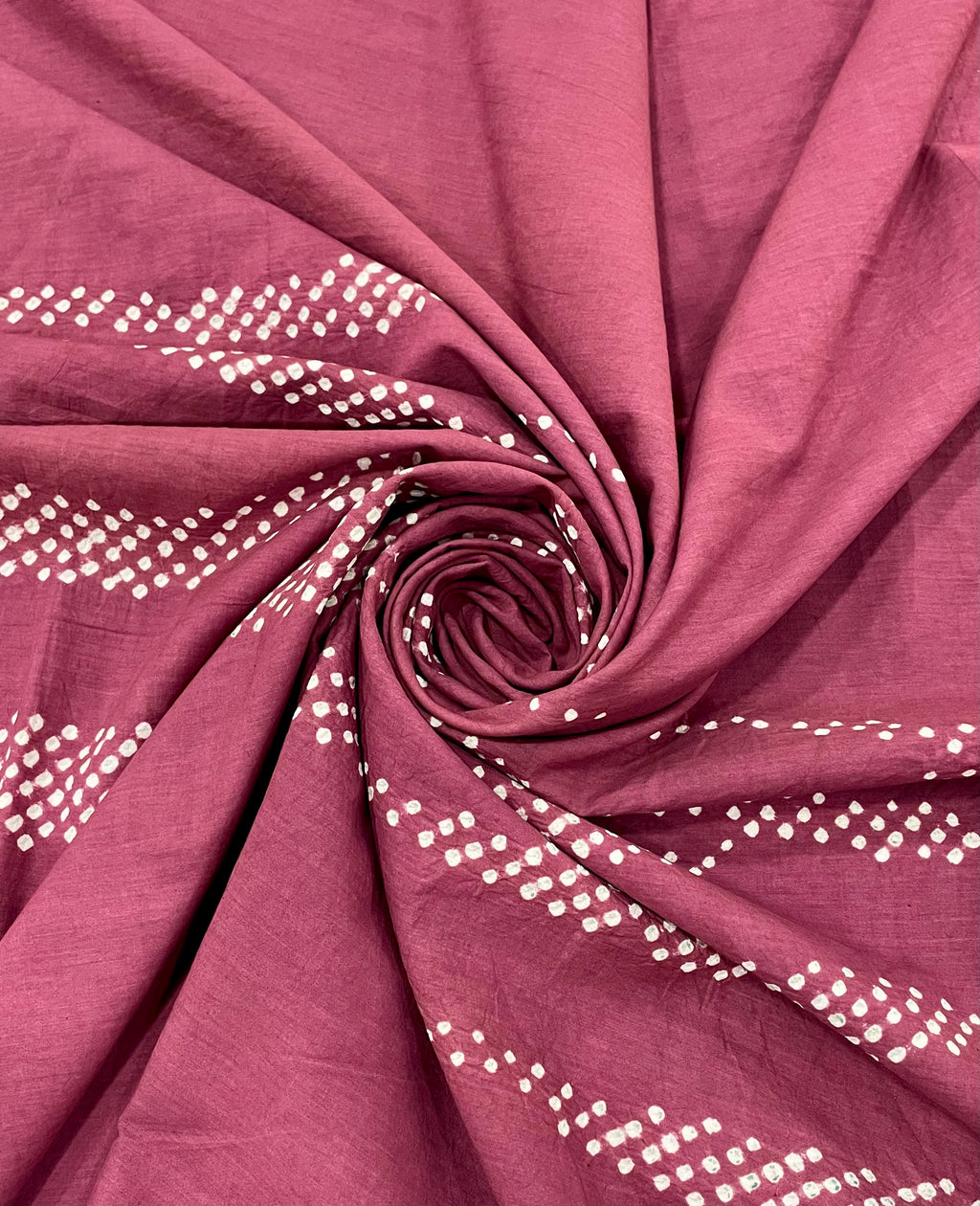 MAUVE G14 COTTON BANDHANI FABRIC