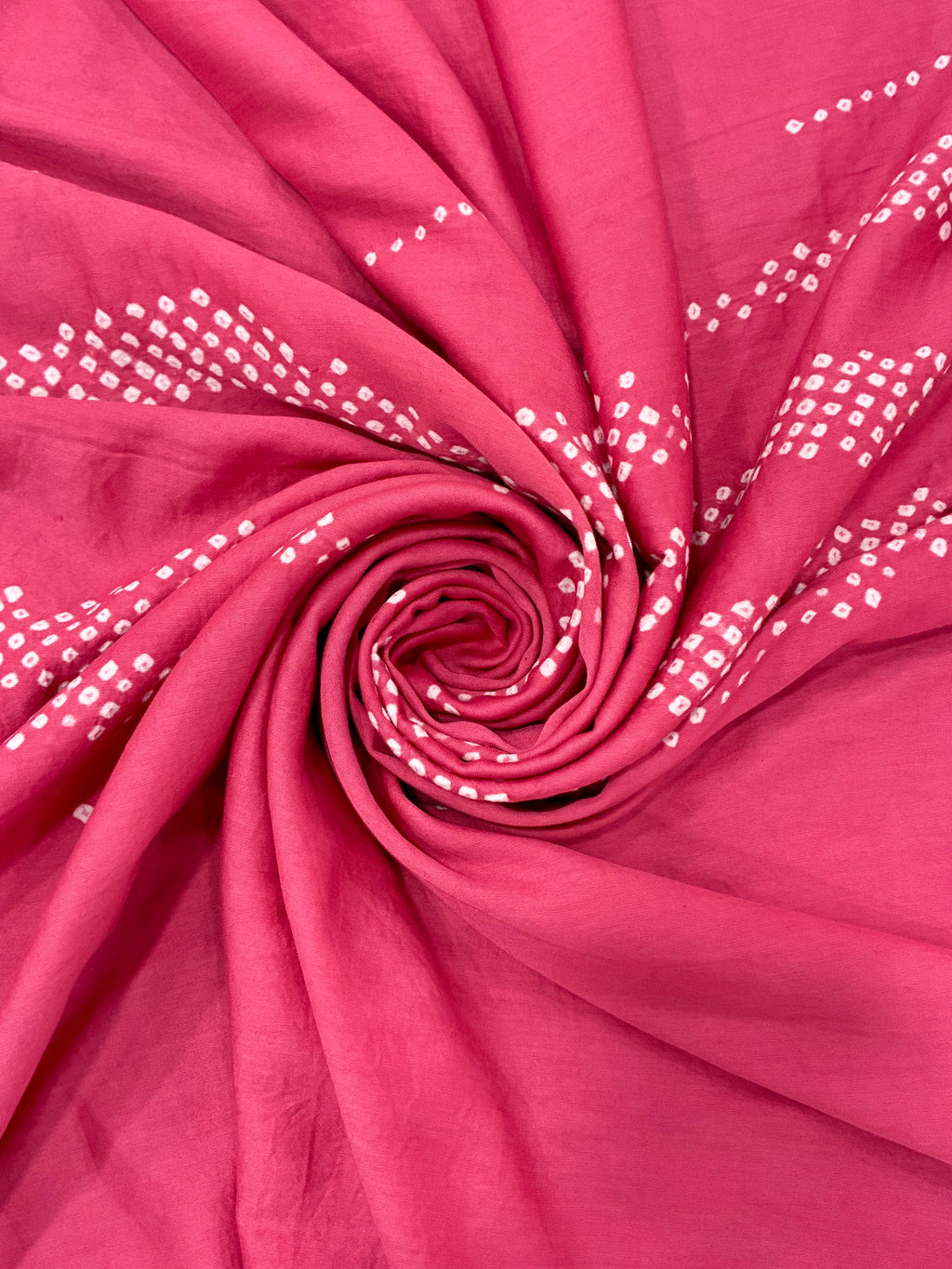 PINK G14 COTTON BANDHANI FABRIC