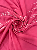 PINK G14 COTTON BANDHANI FABRIC