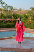 PINK SILK BLOUSE