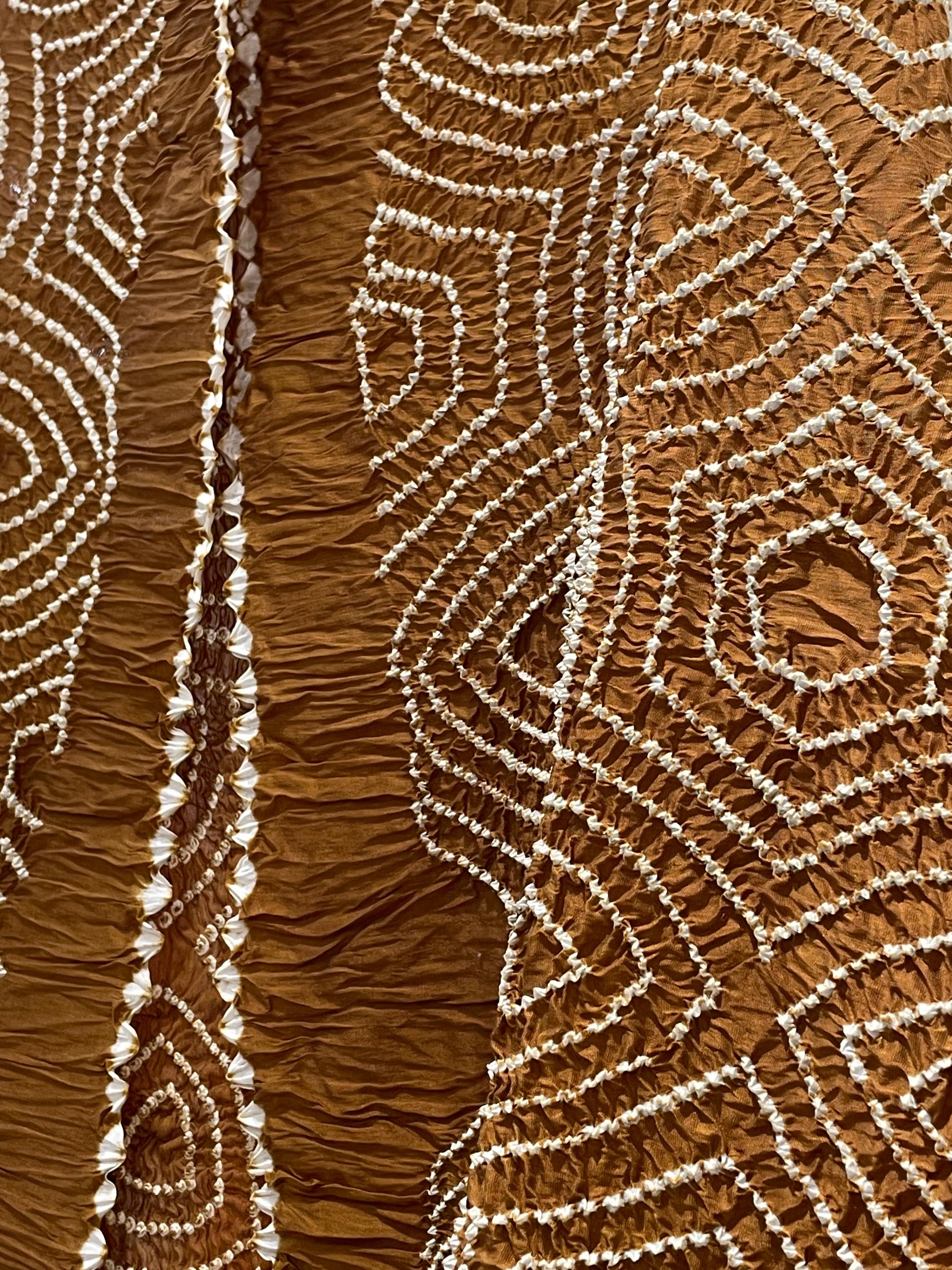 BROWN CHANDERI COTTON DUPATTA