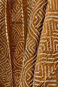 BROWN CHANDERI COTTON DUPATTA