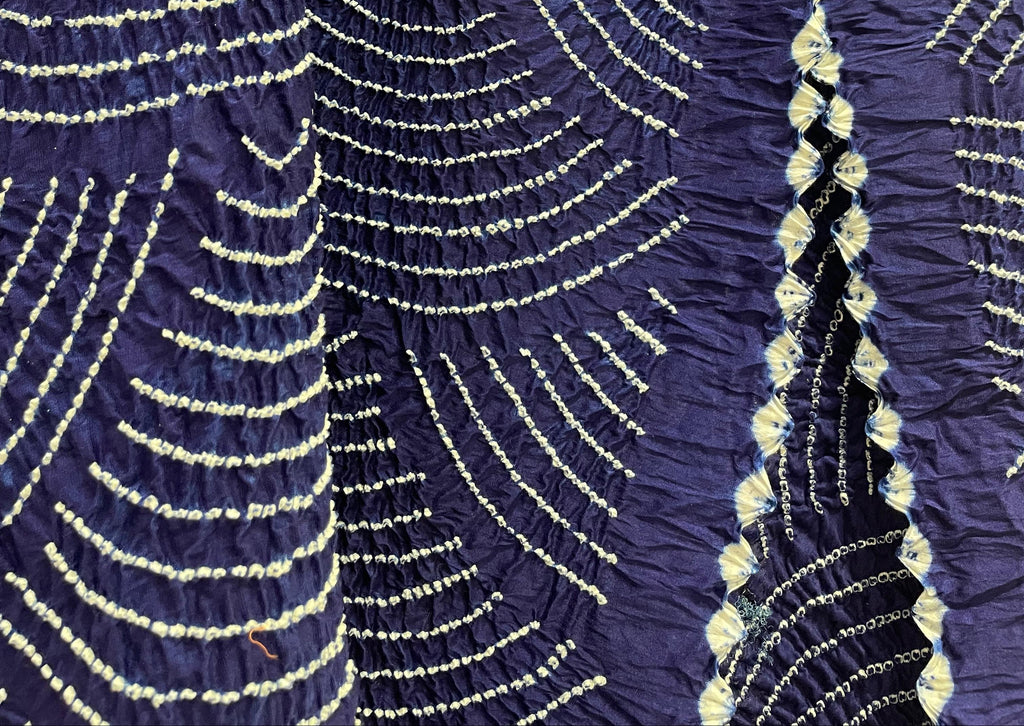 INDIGO BLUE CHANDERI COTTON DUPATTA