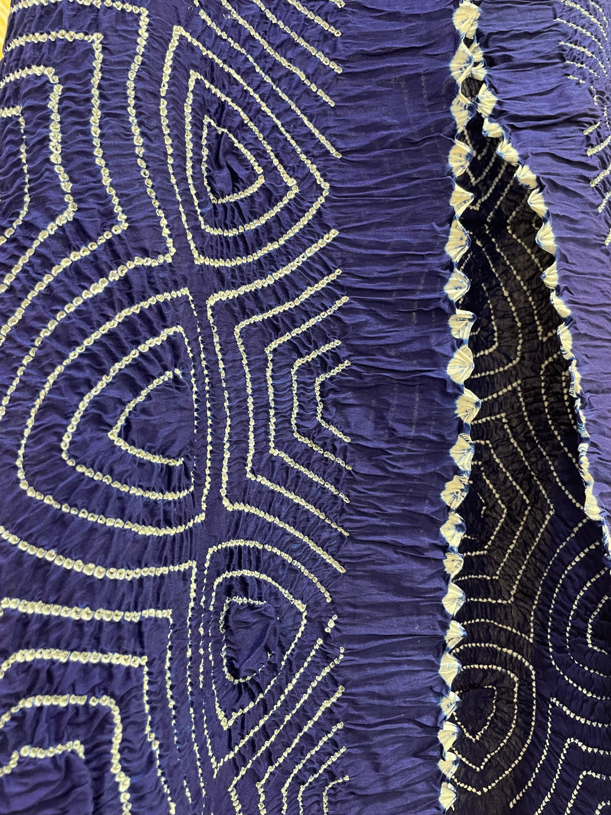 NAVY BLUE CHANDERI COTTON DUPATTA