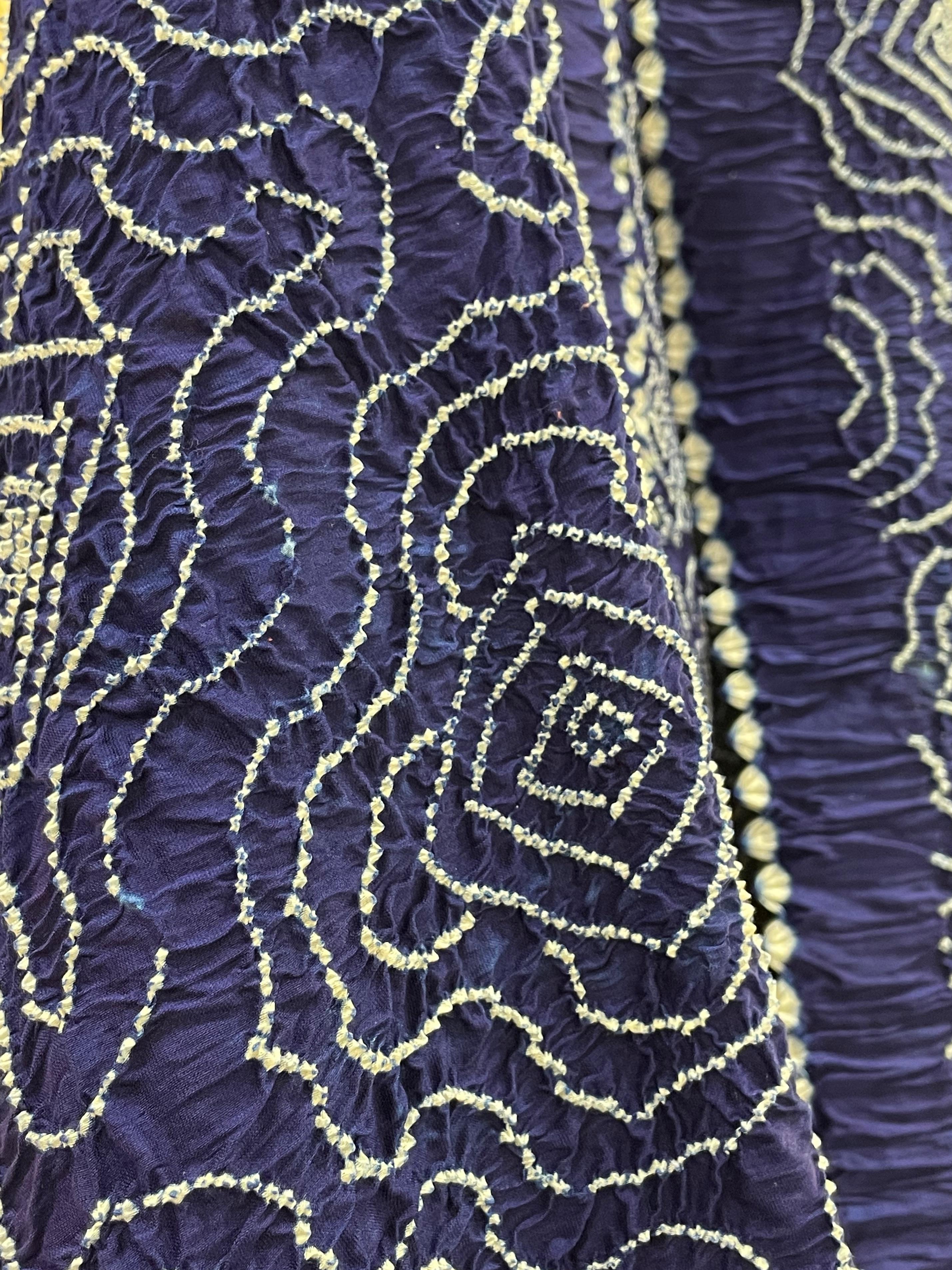INDIGO BLUE CHANDERI COTTON DUPATTA