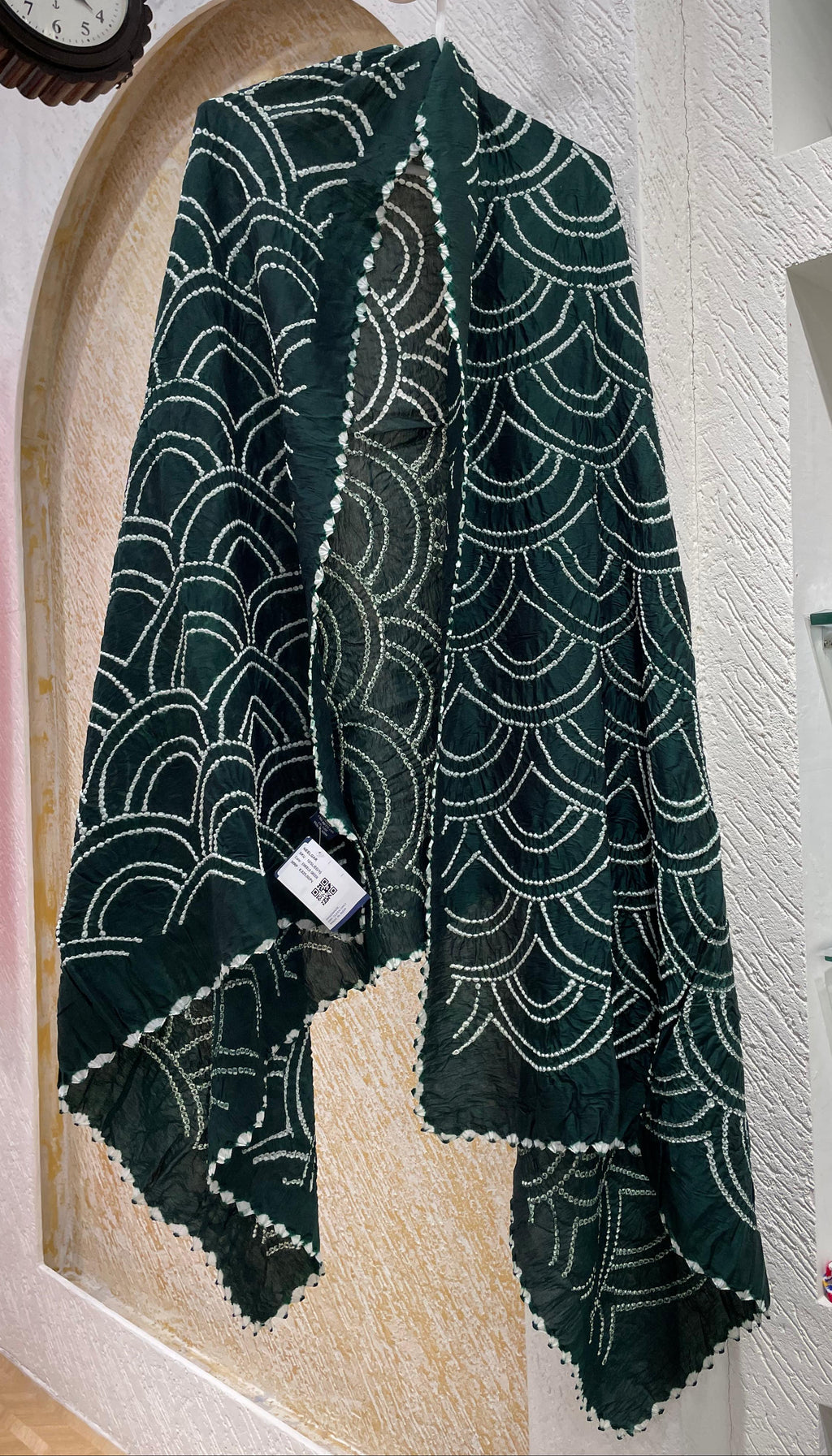 DARK GREEN CHANDERI COTTON DUPATTA