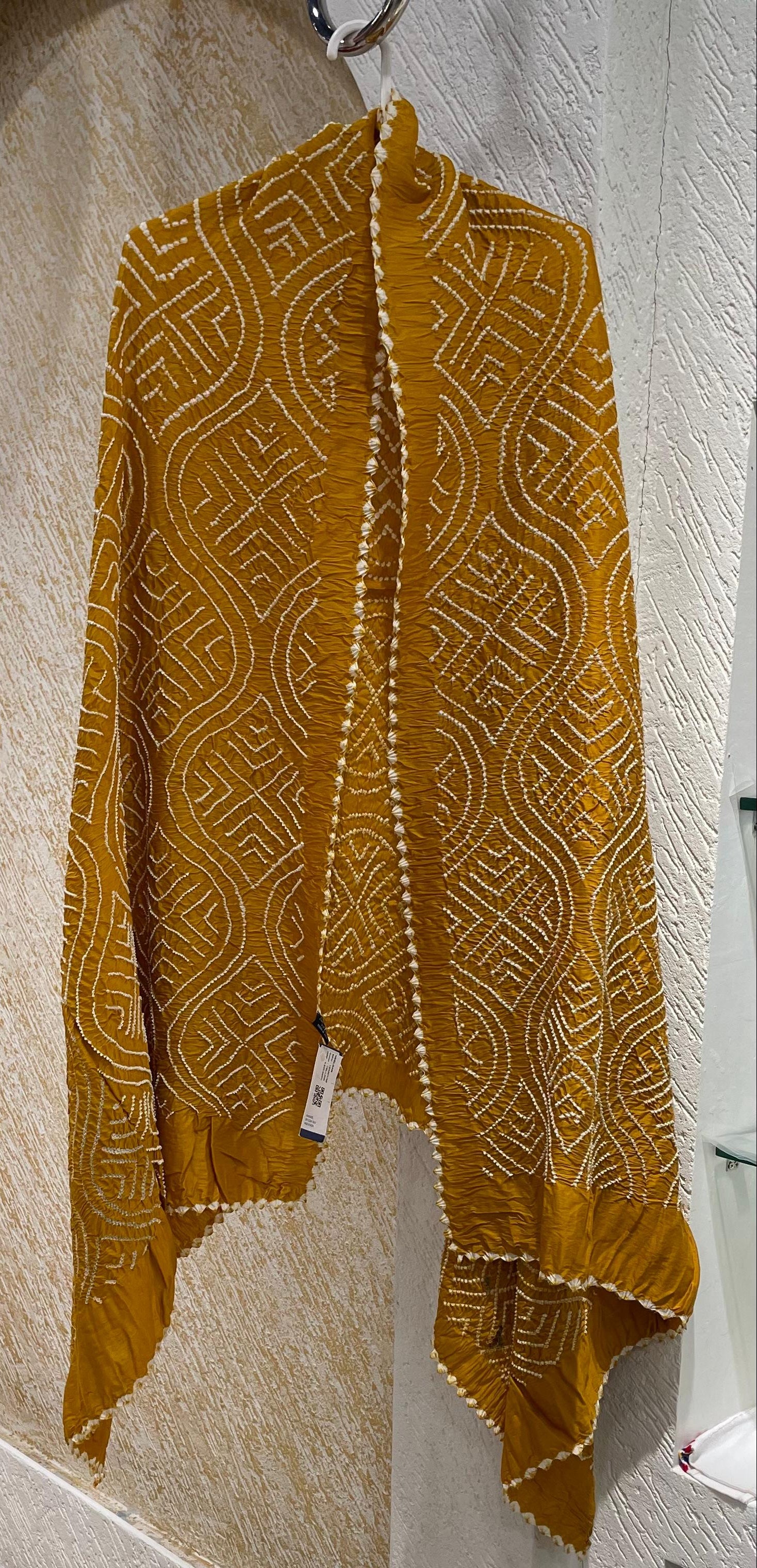 MUSTARD CHANDERI COTTON DUPATTA