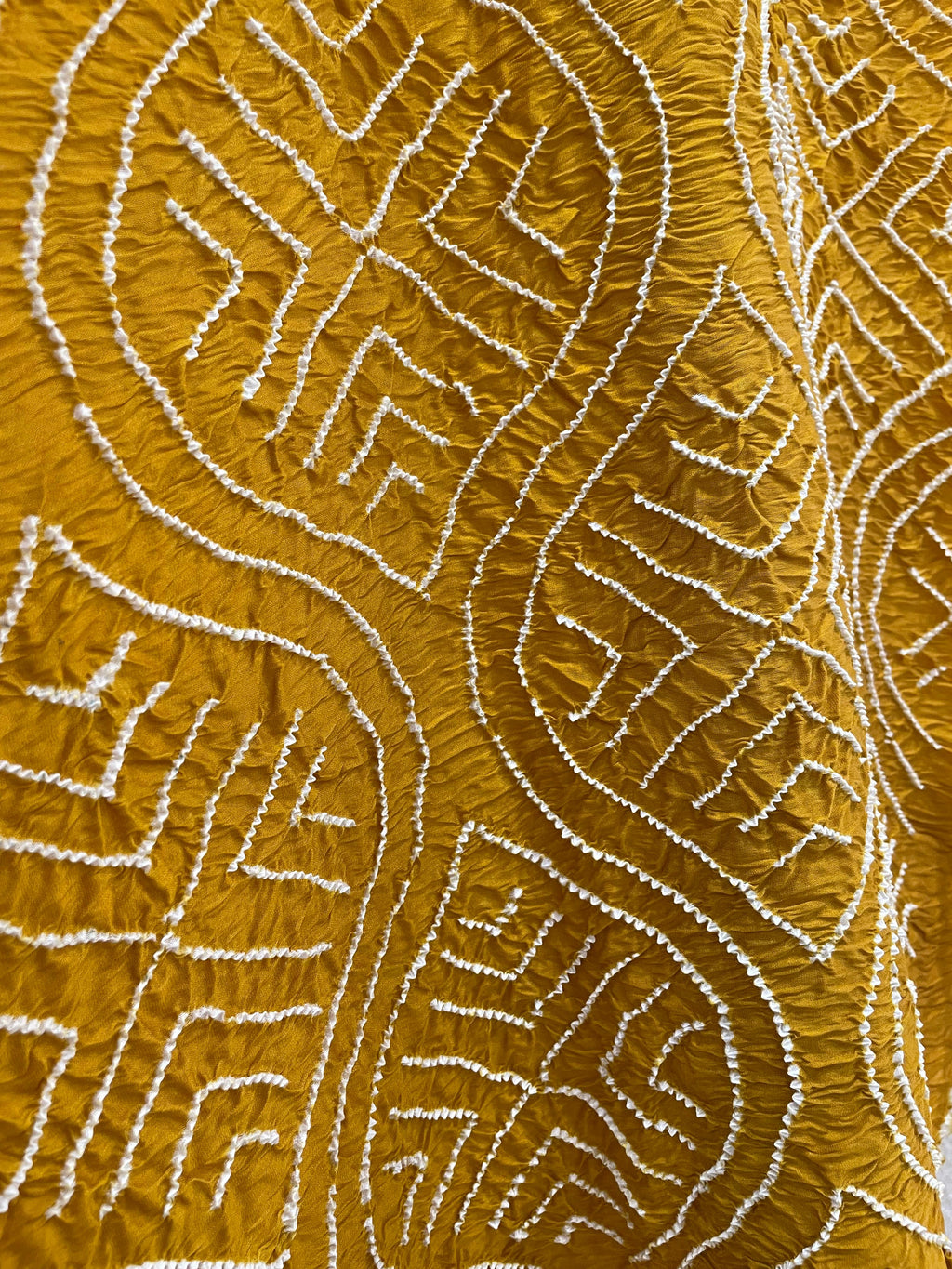 MUSTARD CHANDERI COTTON DUPATTA