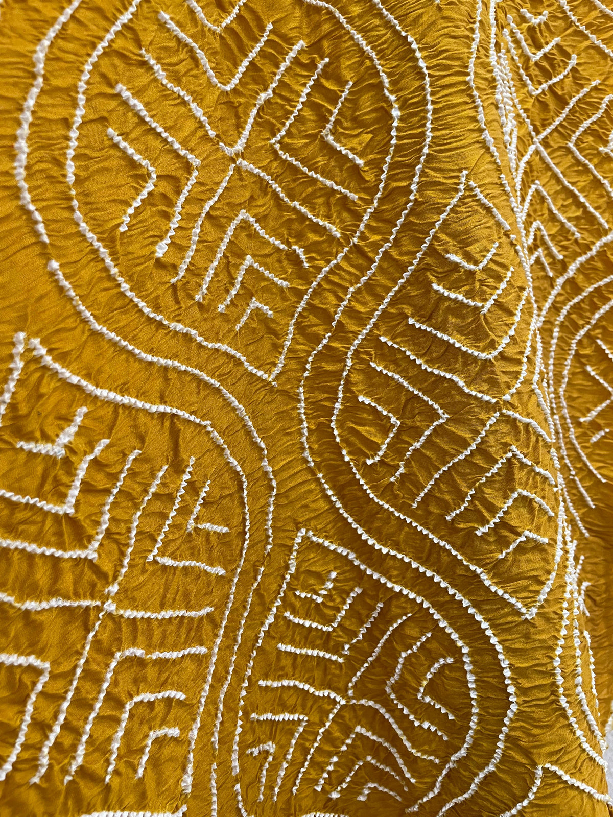 MUSTARD CHANDERI COTTON DUPATTA