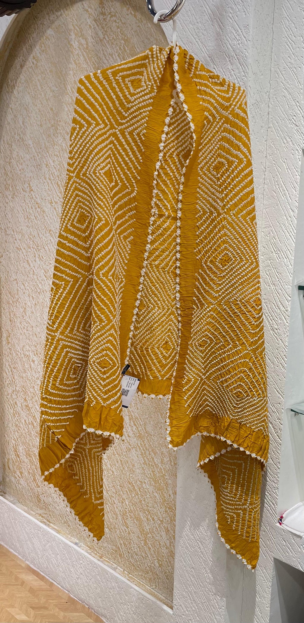 MUSTARD CHANDERI COTTON DUPATTA